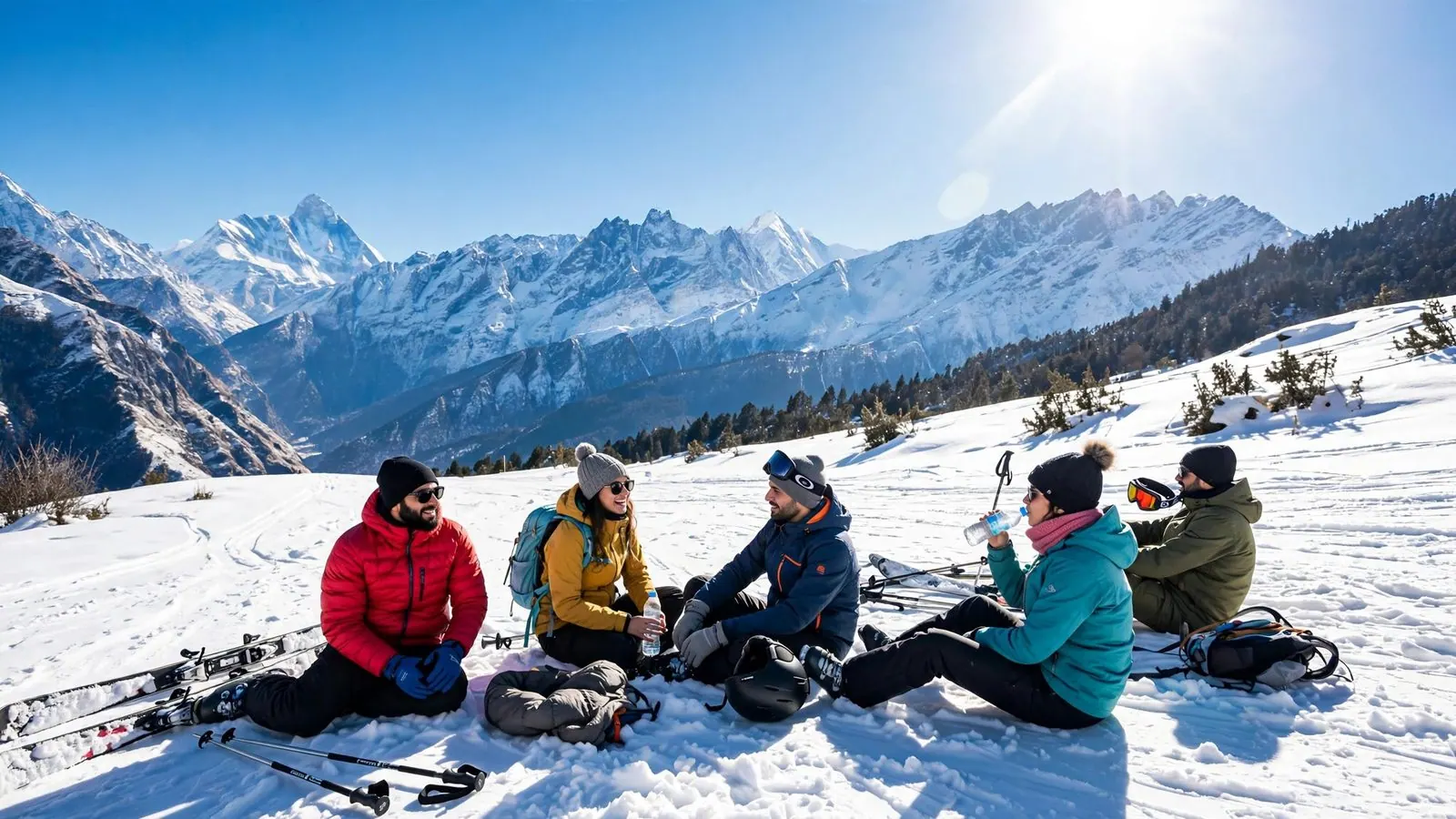 Skiing