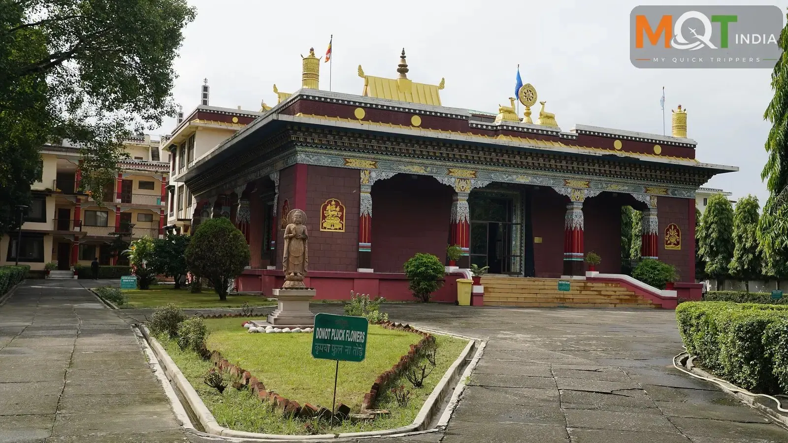 Mahabodhi Temple Complex at Bodh Gaya, Bihar, India
