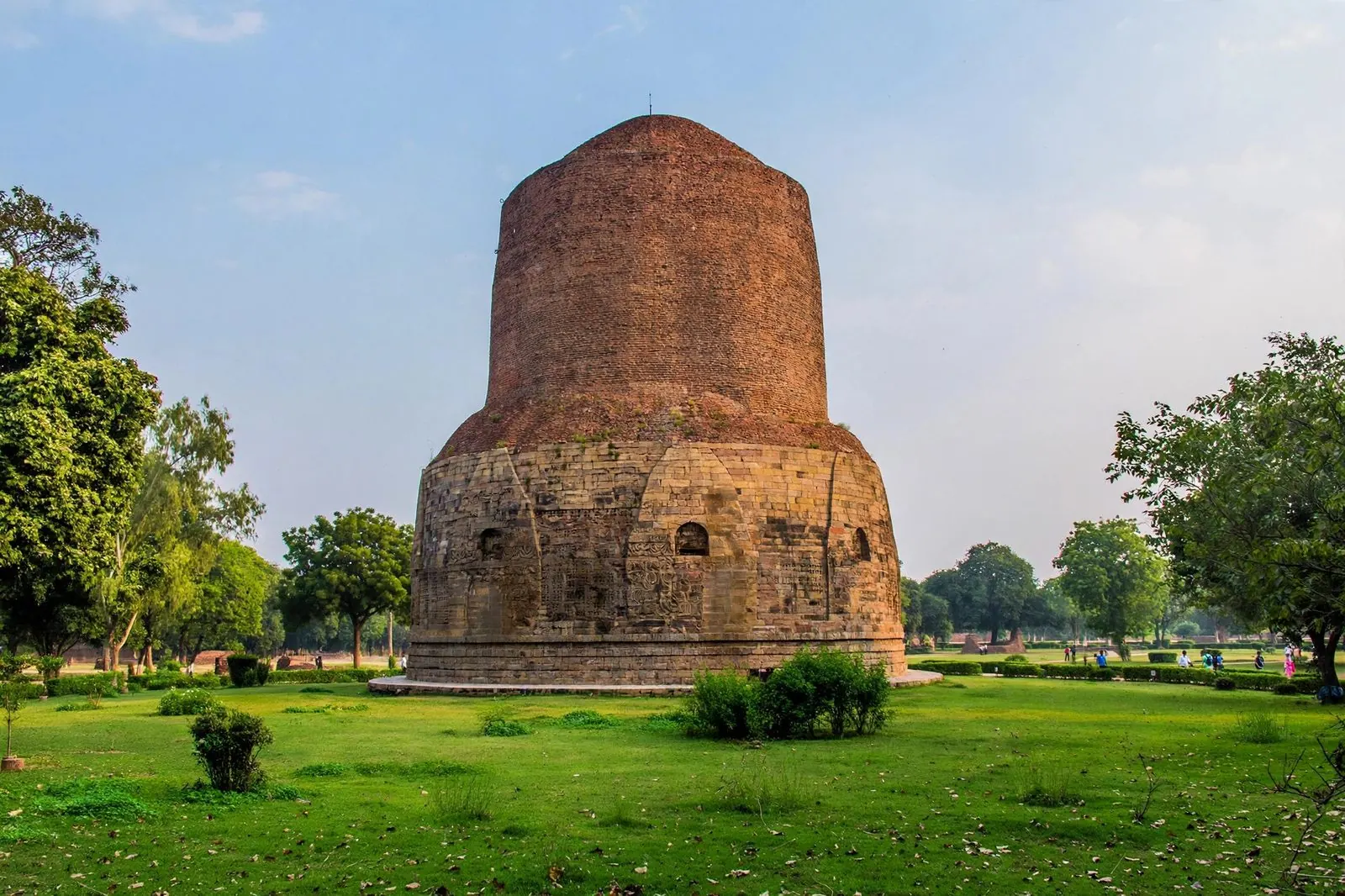 Sarnath - Where Buddha gave first sermon - Dhamek Stupa