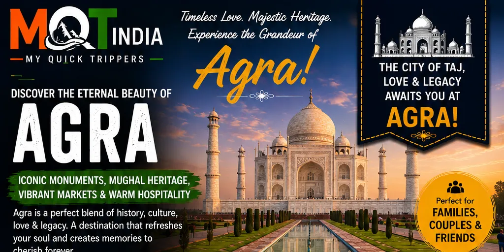 Agra destination poster
