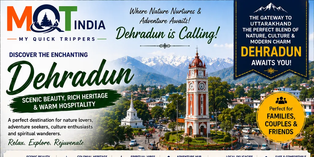 Dehradun destination poster