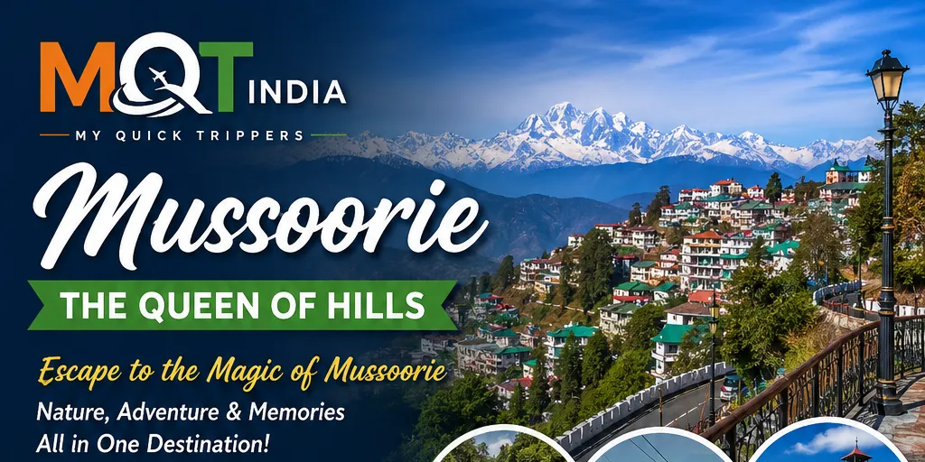 Mussoorie destination poster